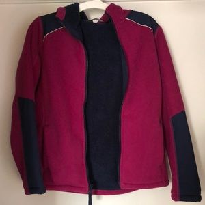 Heavy Fleece Zip-Up, size 10-12 girls